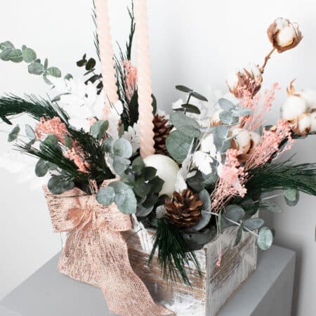 arreglo preservado navidad