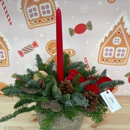 centro mesa navidad abeto